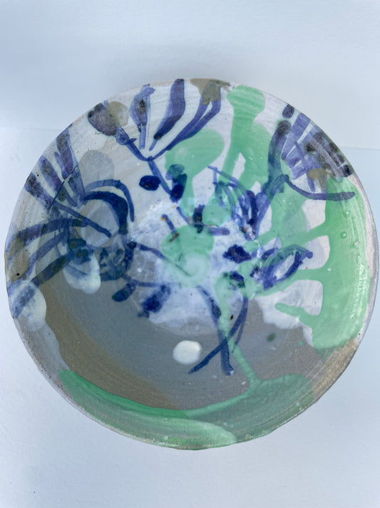 LARGE BLUE BELL BOWL