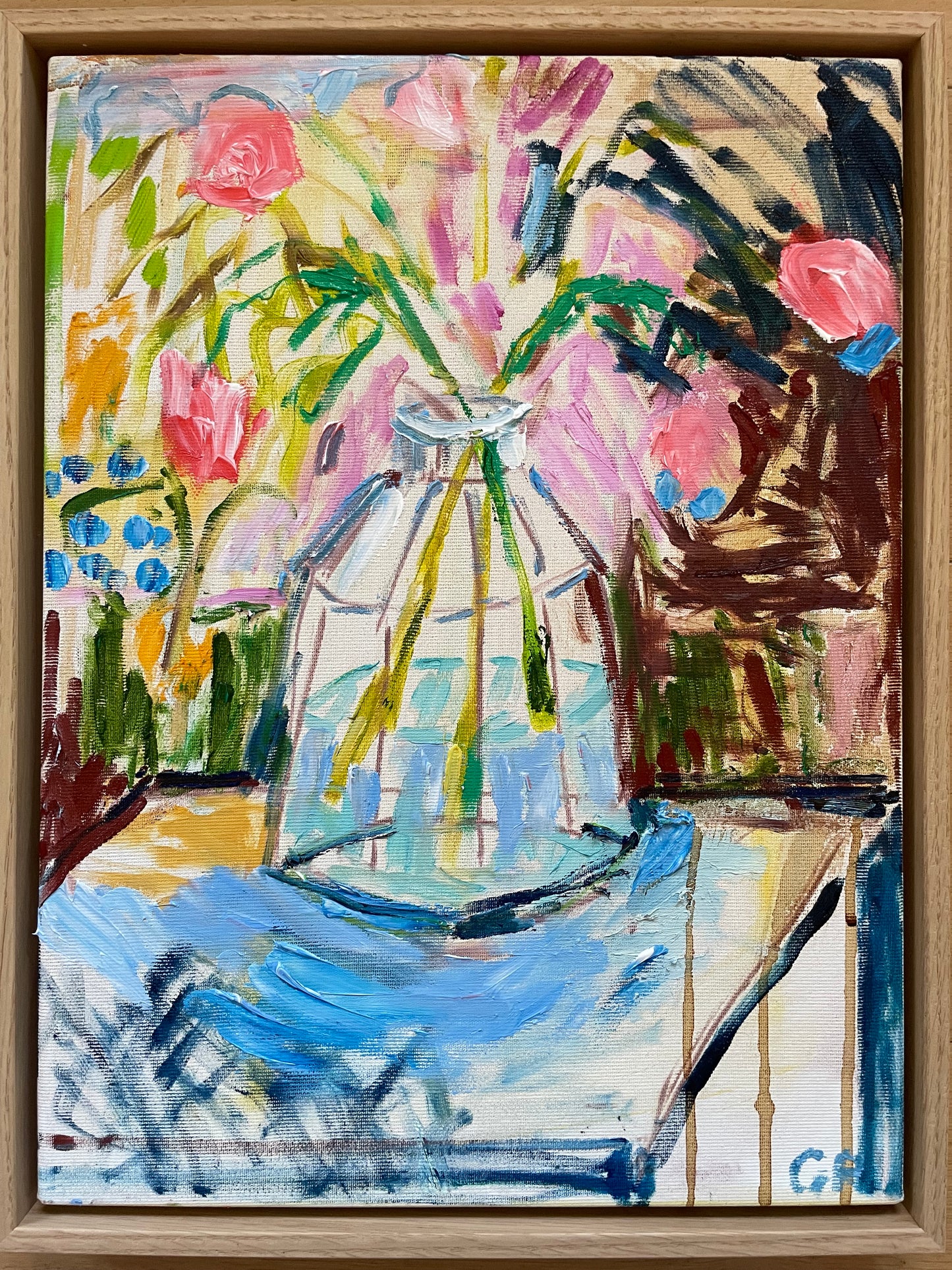ROSES FOR HER oil 30 x 40 cm