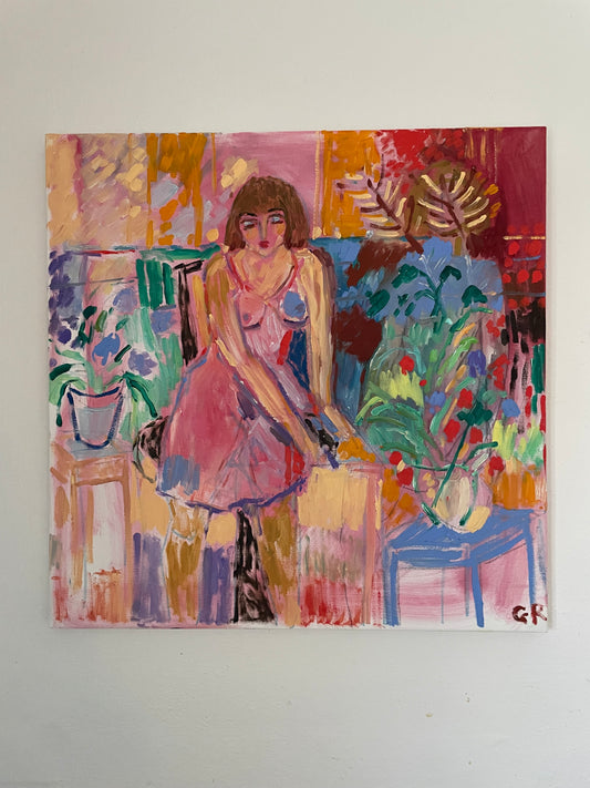 SHE WENT TO BUY THE FLOWERS HERSELF