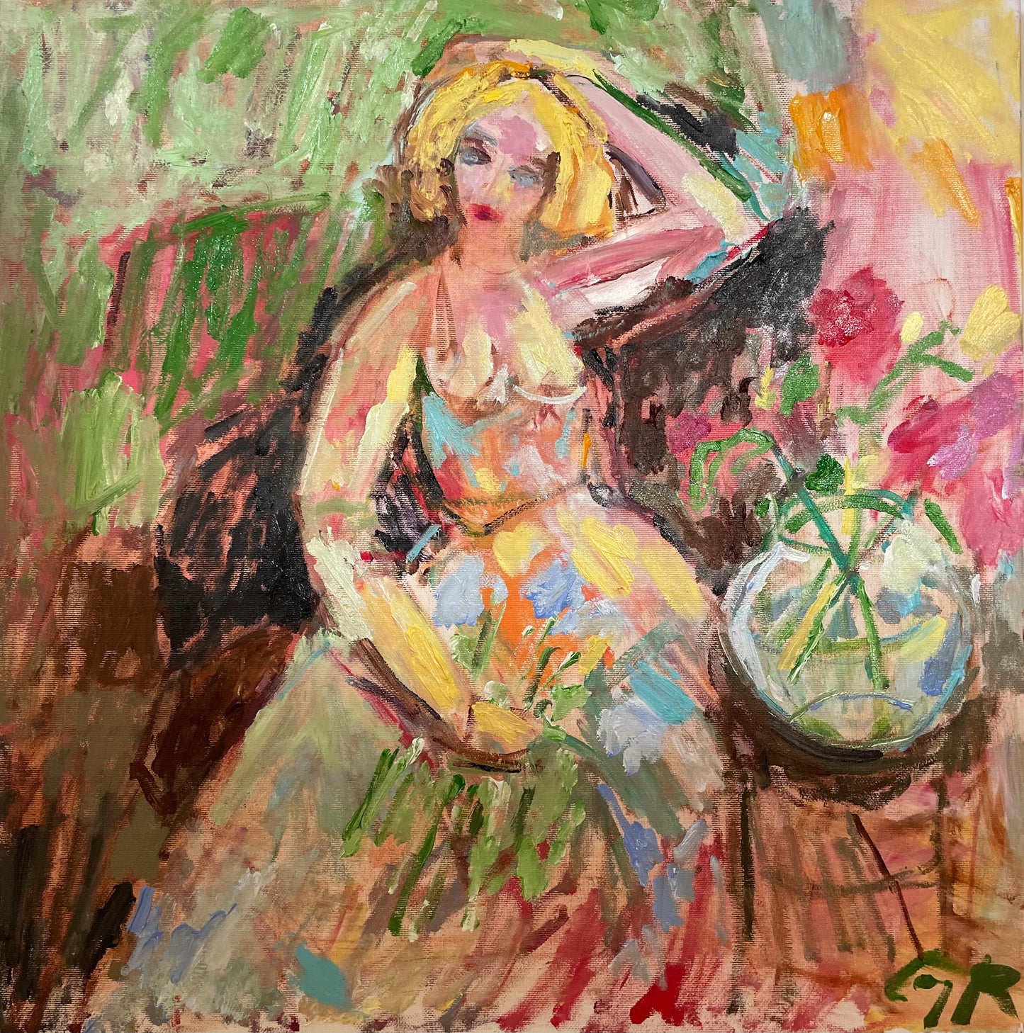 Ariadne in garden