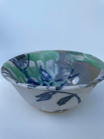 LARGE BLUE BELL BOWL