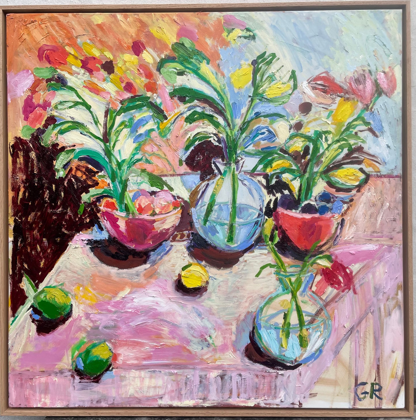 Interior, French hotel 80 x 80 cm