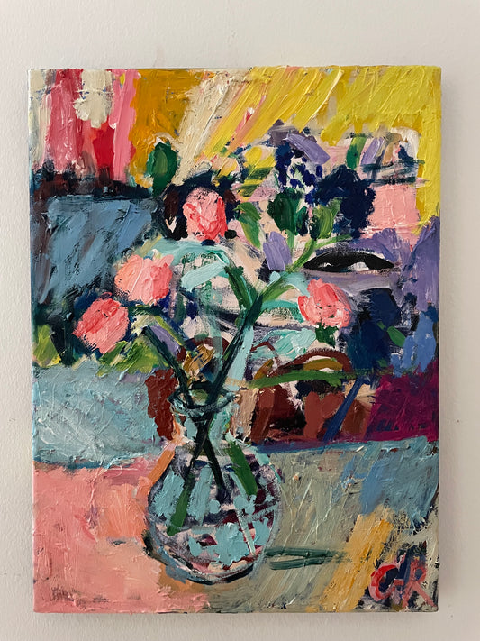 Blue cloth 30 x 40 cm
