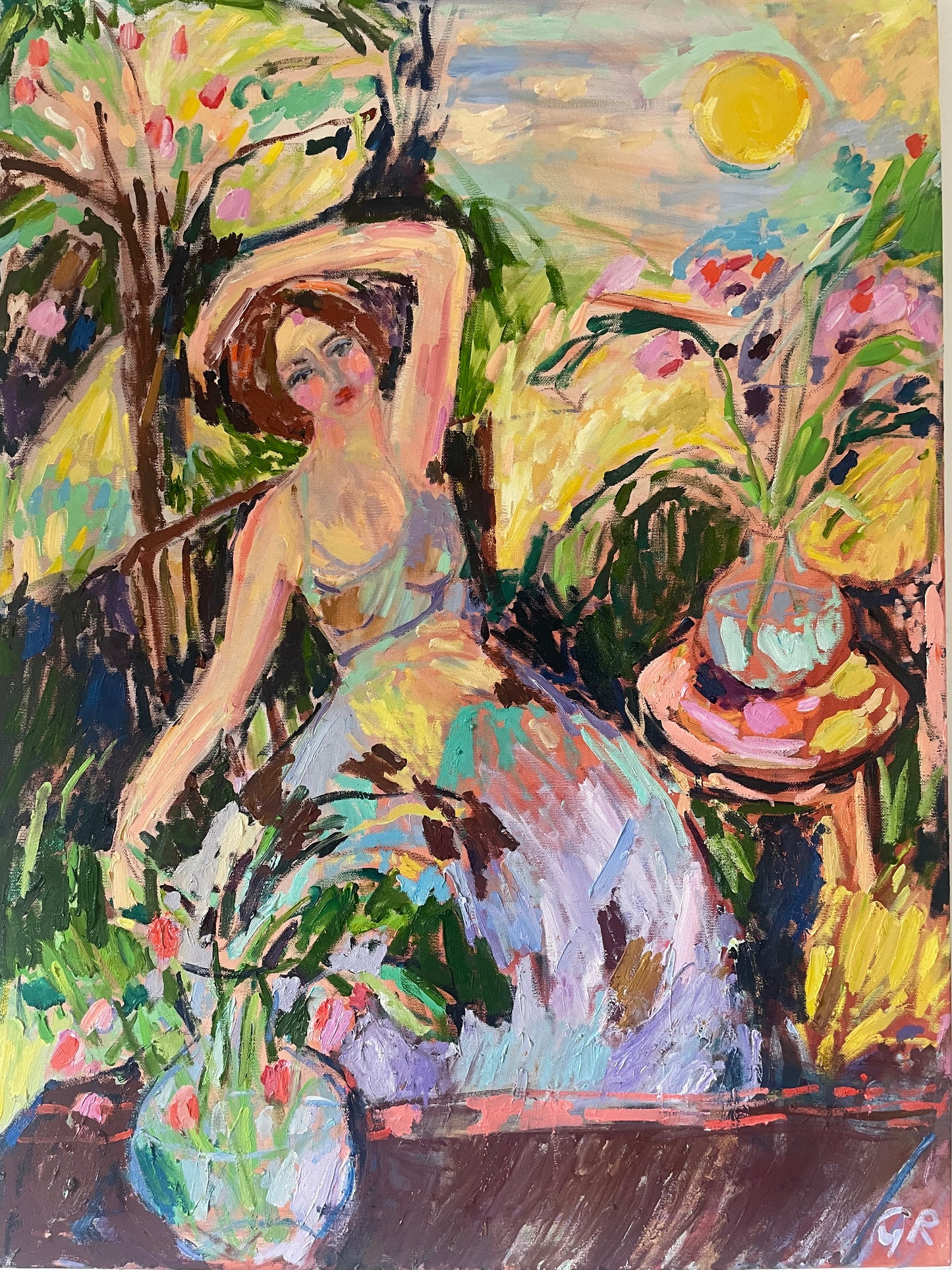 The French Garden 60 x 80 cm
