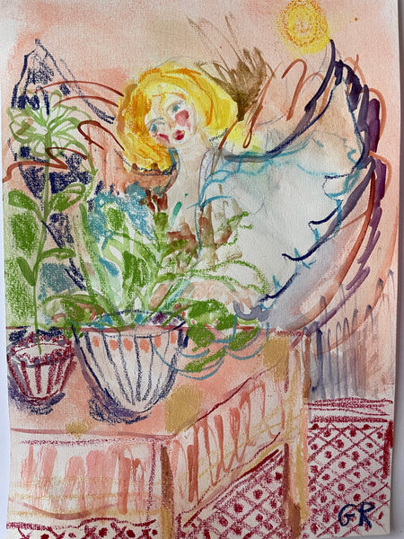 Angel in the garden