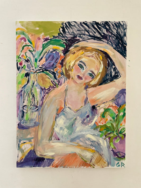 THE MUSE oil 80 x 60 cm