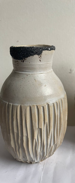 Vase with silver lining