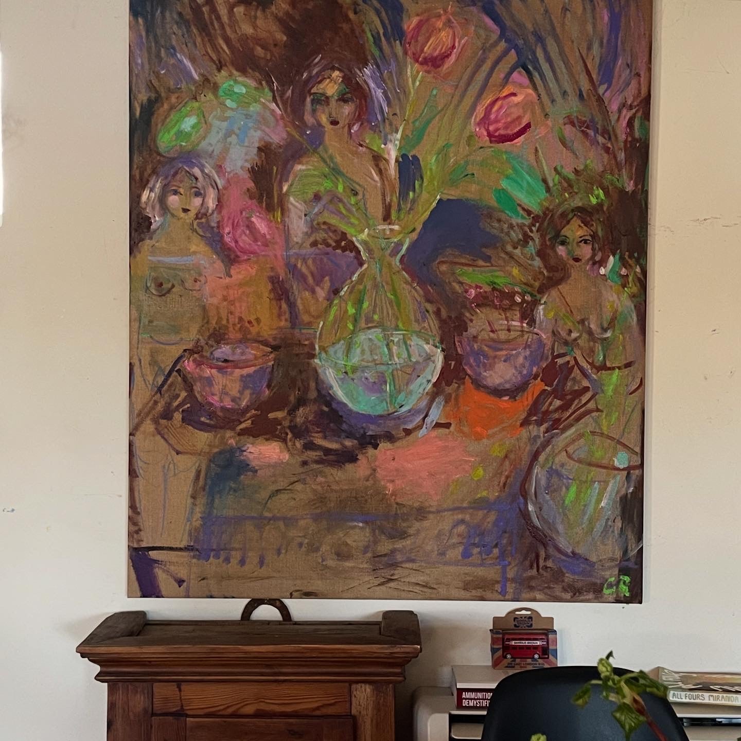 MY FRIENDS IN THE PARK 120 x 100 cm