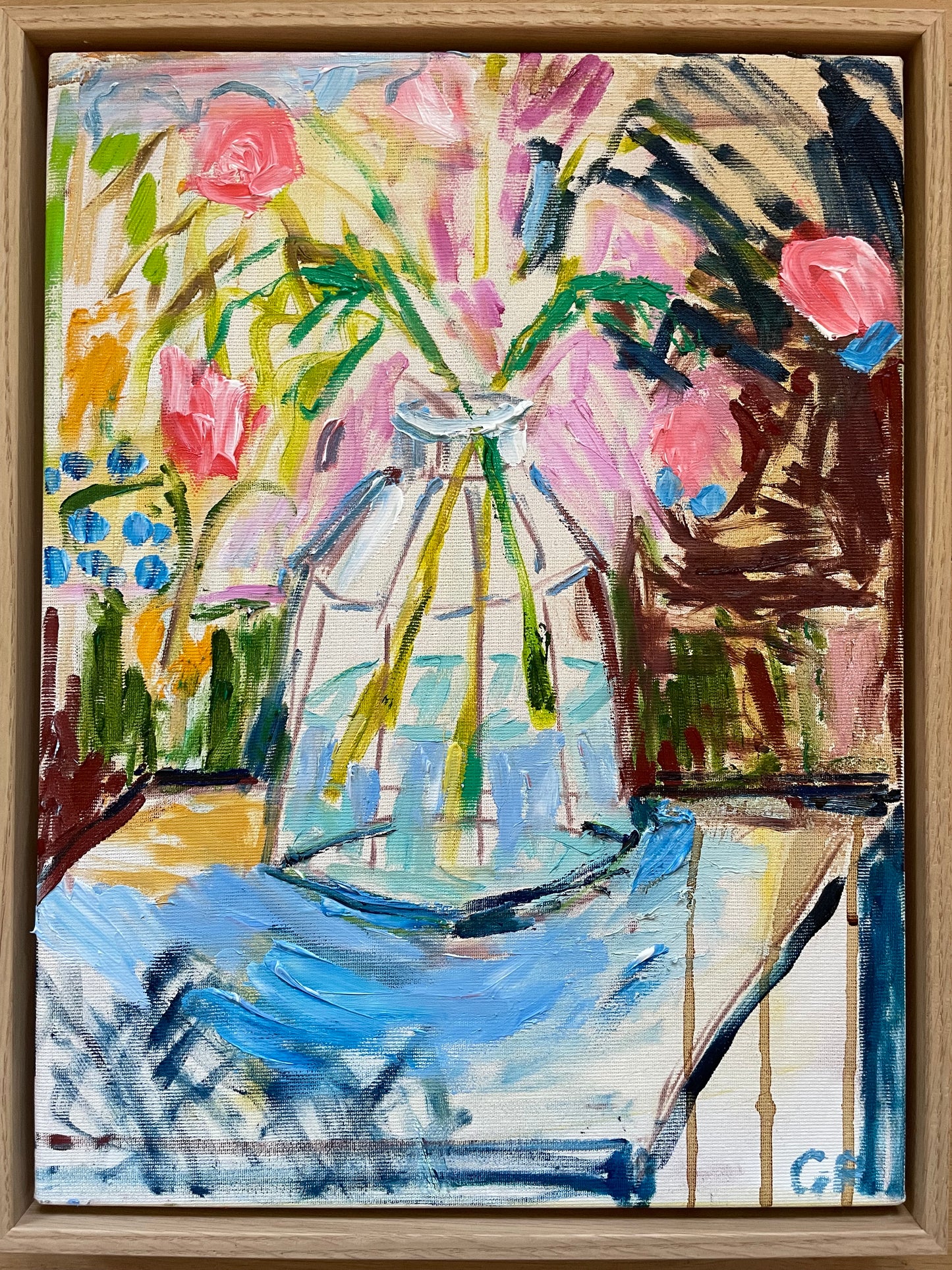 ROSES FOR HER oil 30 x 40 cm