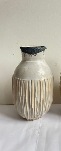 Vase with silver lining