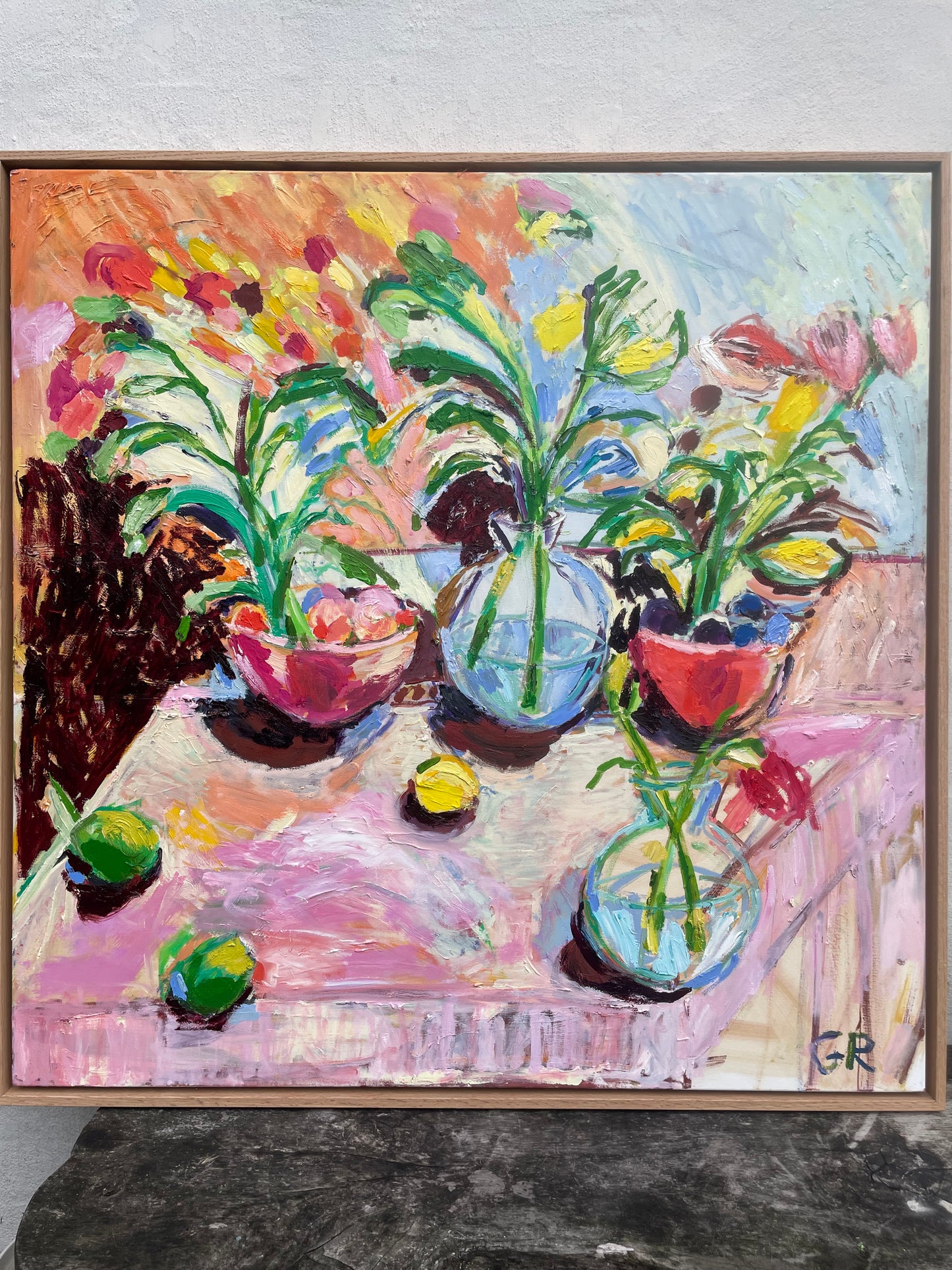 Interior, French hotel 80 x 80 cm
