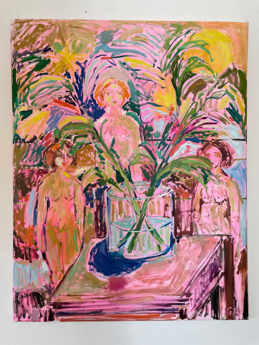 A Day out in Kew Gardens 70 x 90 cm