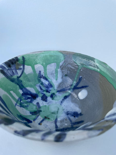 LARGE BLUE BELL BOWL