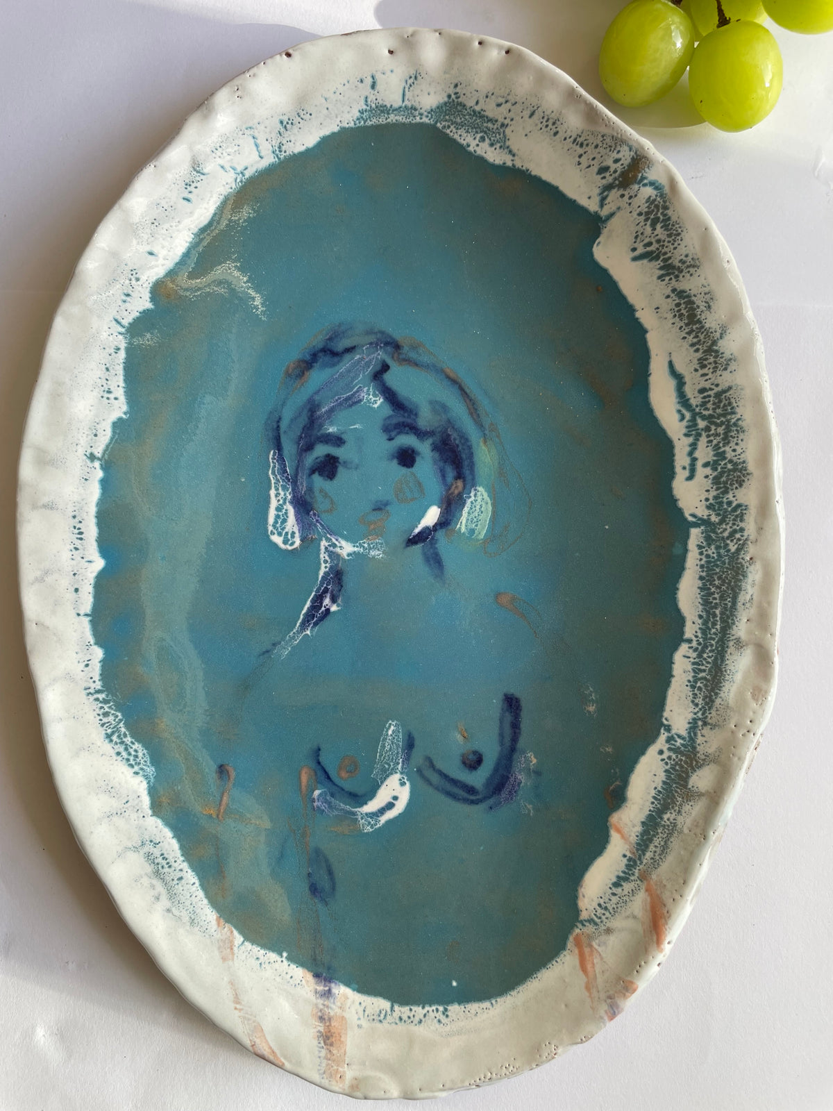 Young woman in the mirror
