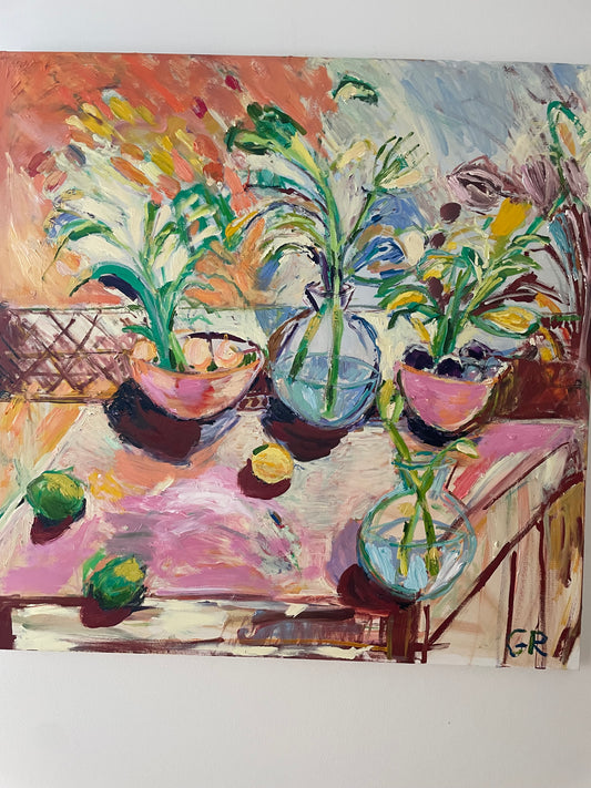 TABLE IN CANNES 80 x 80 cm