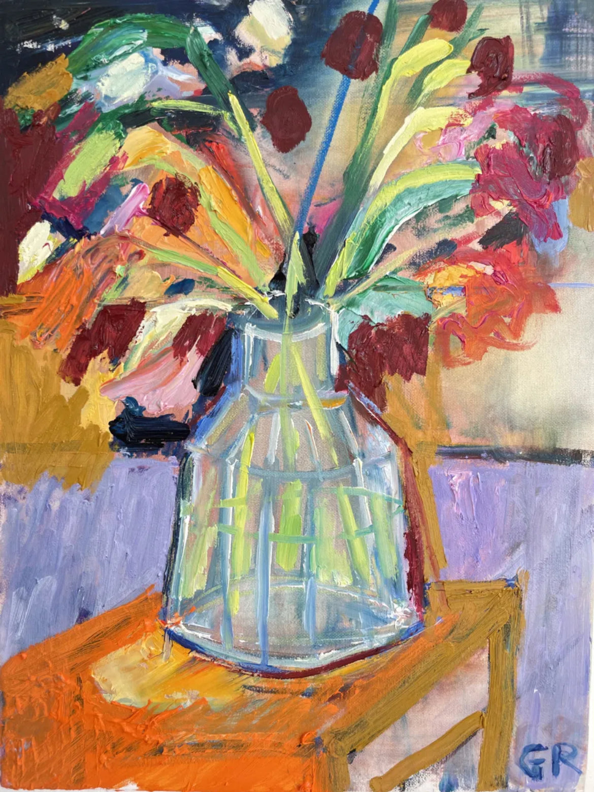 ORANGE TABLE 30 x 40 cm