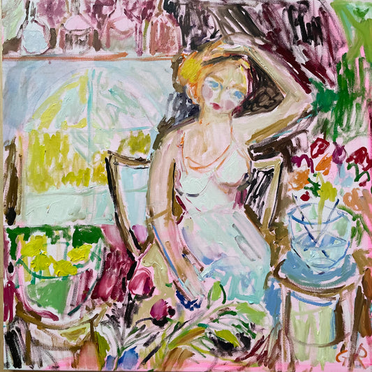 A Muse and Lover 50 x 50 cm
