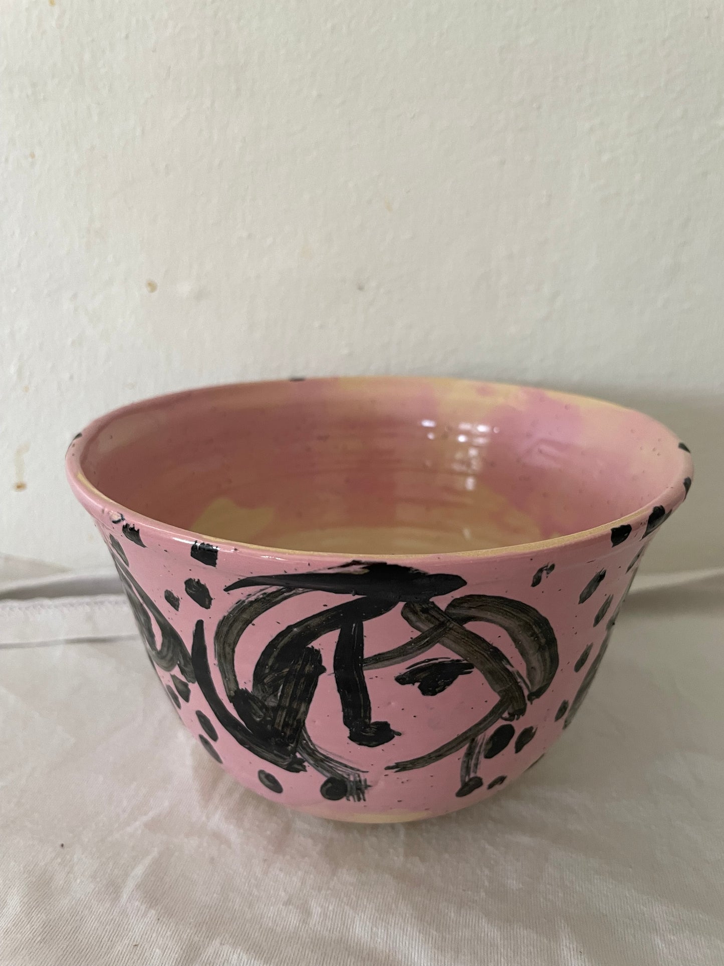 Pink face bowl